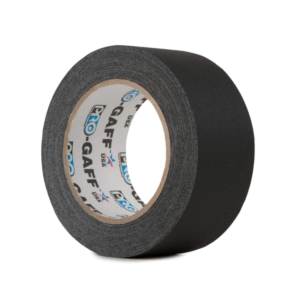 A roll of Pro Gaff matt black tape.
